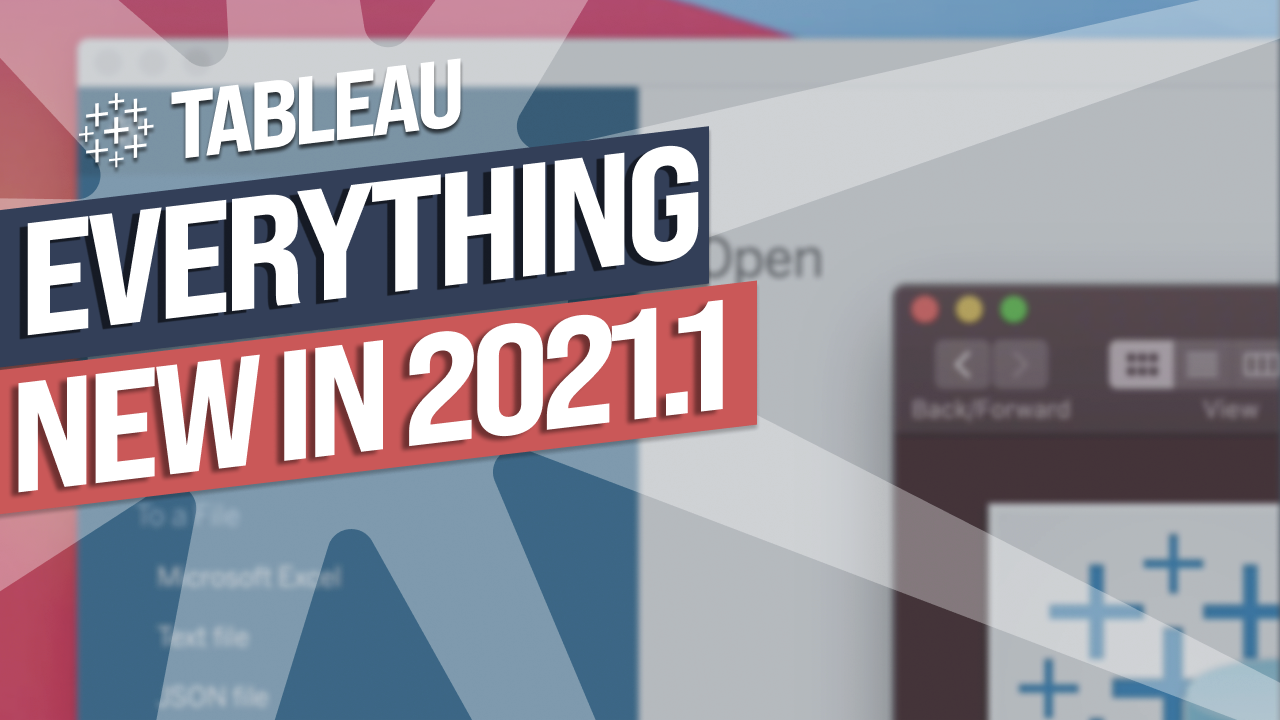 What's new in Tableau 2021.1